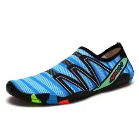 2018 Men Woman Beach Summer Outdoor Wading Shoes Swimming Slipper On Surf Quick-Drying Aqua Shoes Skin Sock Striped Water Shoes