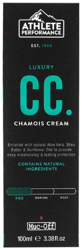 Athlete Performance by Muc-Off Luxury CC Chamois Cream 100ml Tube Muc Off