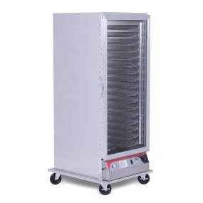 BevLes Full Size Extra Deep Insulated PICA Proofing Cabinet, in Silver