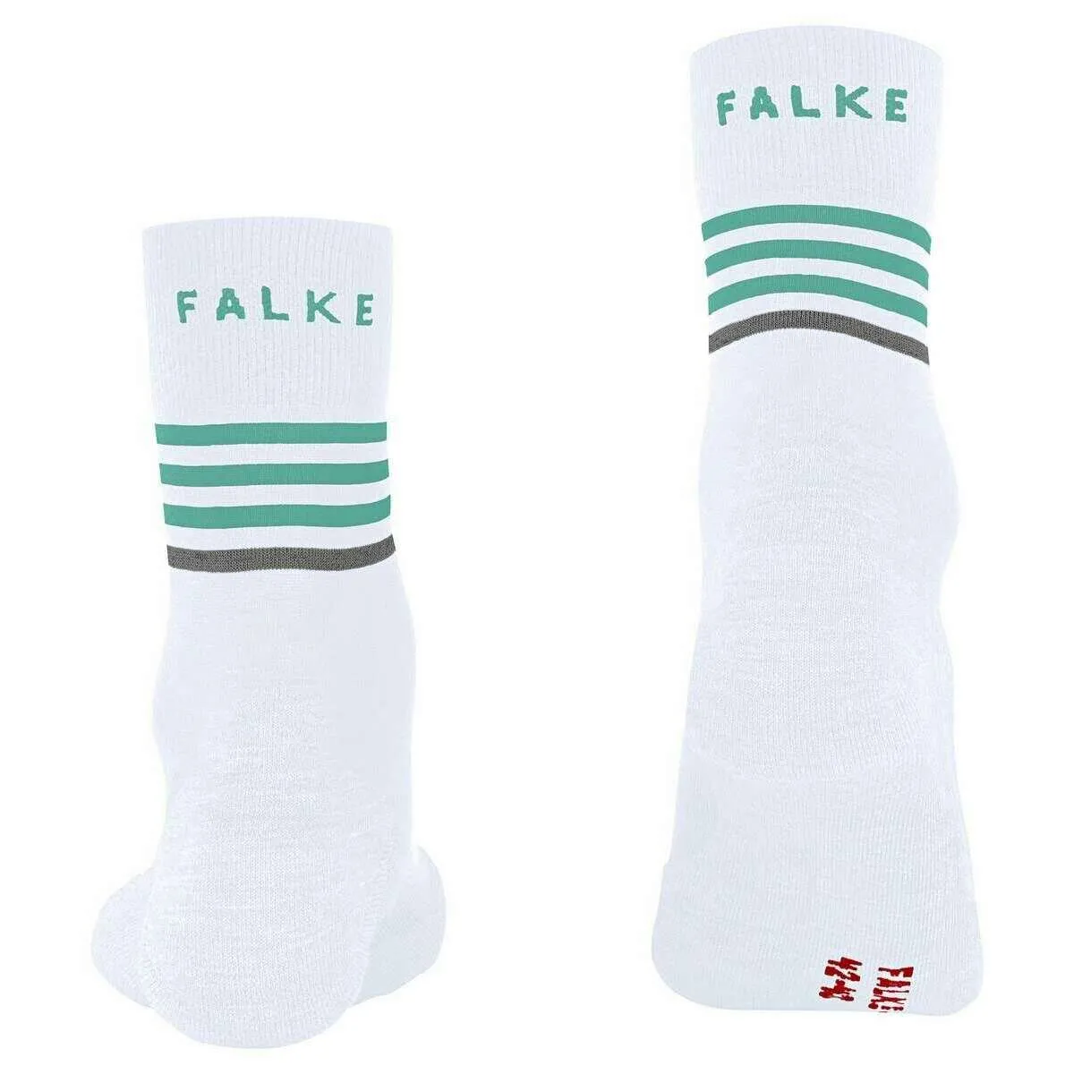 Falke White RU4 Endurance Reflect Running Socks