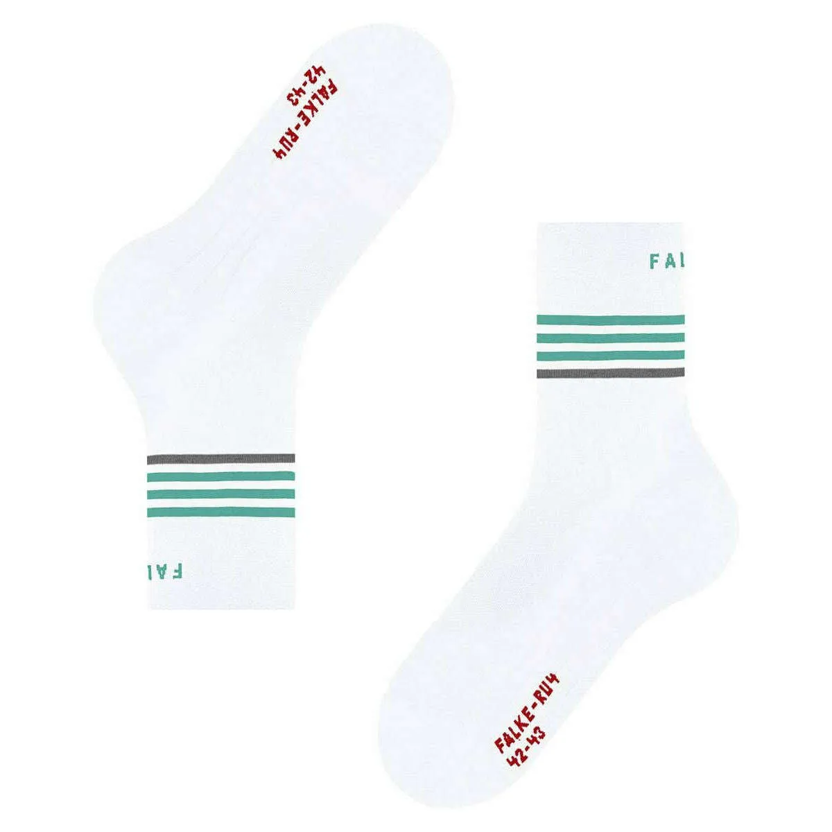 Falke White RU4 Endurance Reflect Running Socks