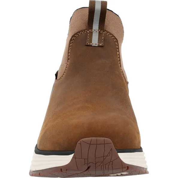 Georgia Boot Durablend Sport Men's Waterproof Chelsea Boots Gb00626 In Brown