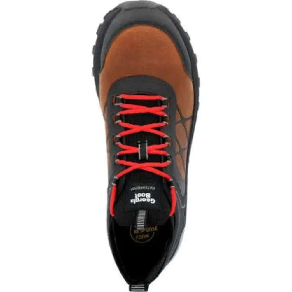 Georgia Boot Durablend Sport Men's Waterproof Low Hiker Boots Gb00627 In Black