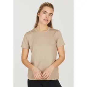 Maje W Melange S/S Tee - Simply Taupe