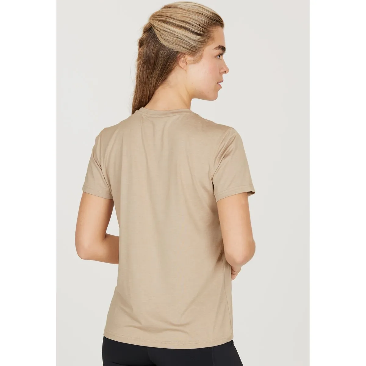 Maje W Melange S/S Tee - Simply Taupe