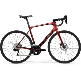 Merida Scultura Endurance 6000 Di2 Carbon Road Bike 2024 - Burgundy & Black