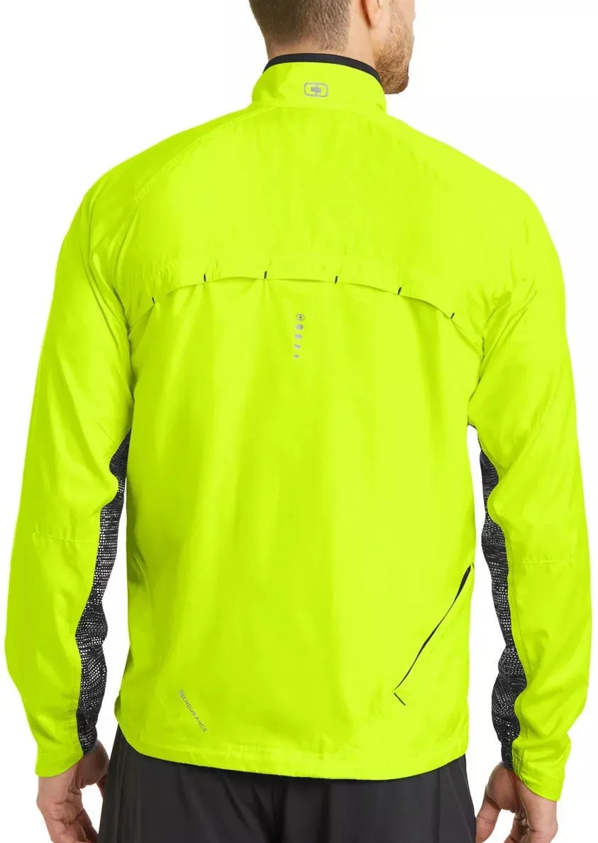 Ogio Endurance Velocity Mens Running Jacket - Yellow