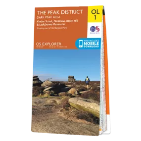 Ordnance Survey Explorer OL1 Map The Peak District