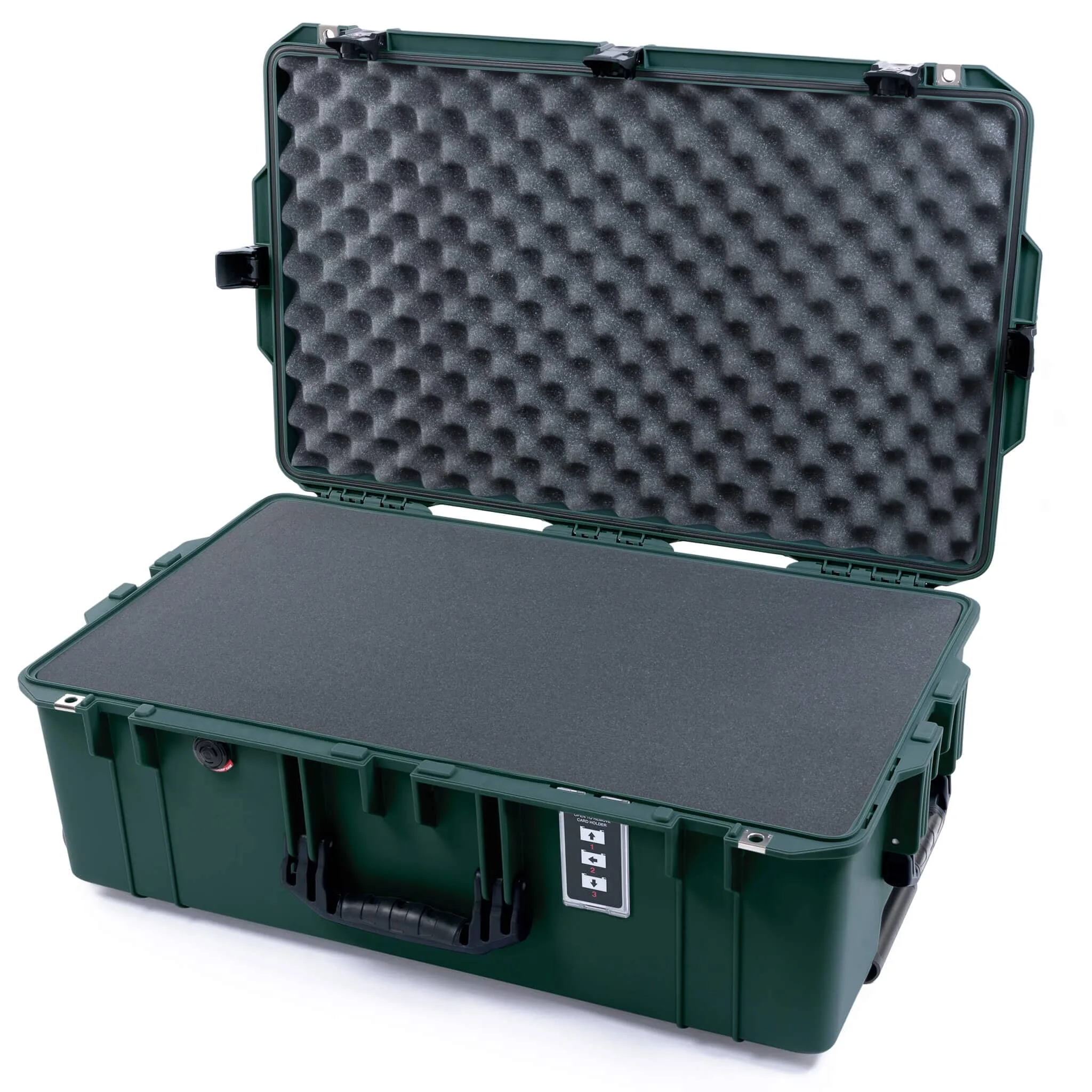 Pelican 1595 Air Case, Trekking Green with Black Handles & TSA Locking Latches