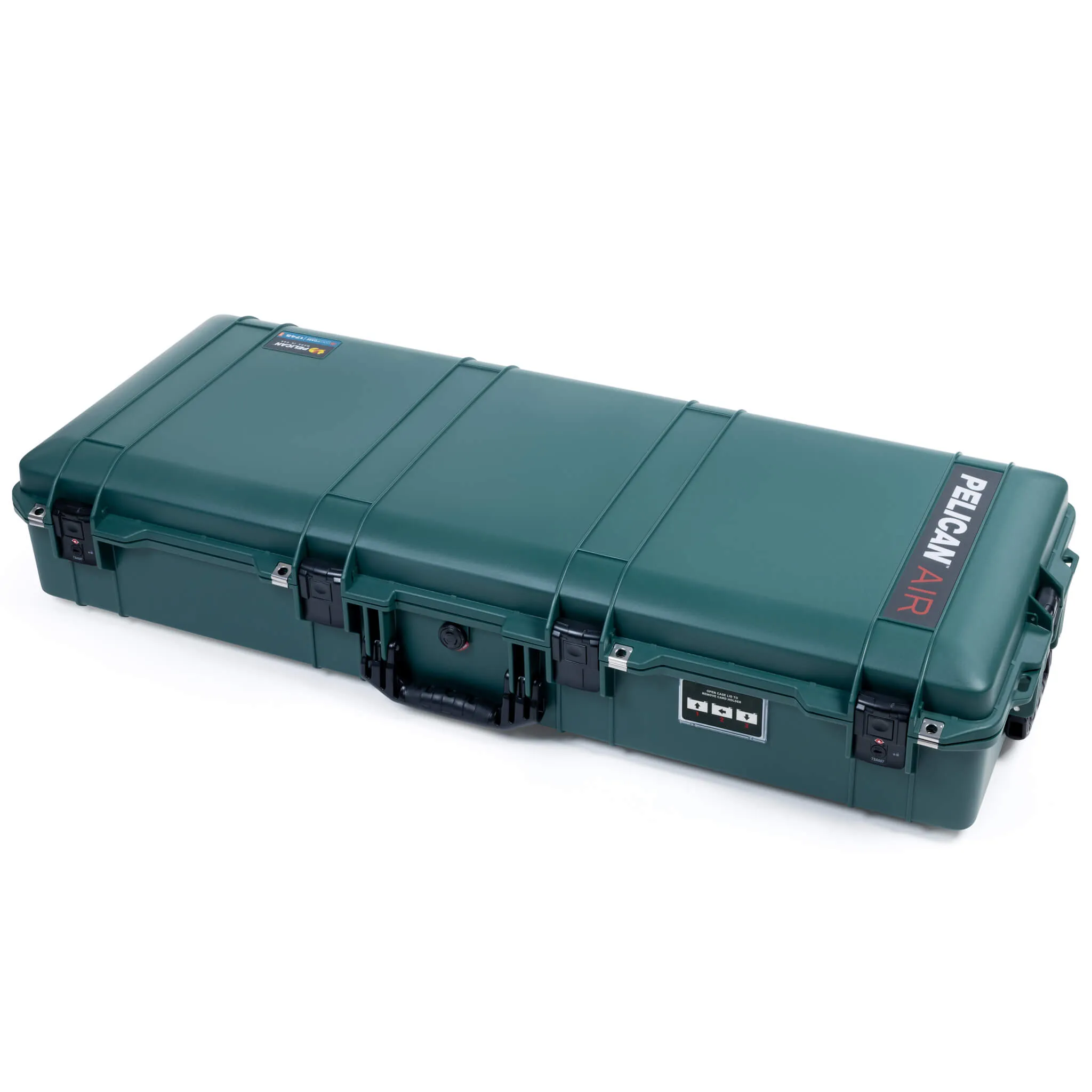 Pelican 1745 Air Long Case, Trekking Green with TSA Locking Latches
