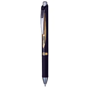 Pentel Energel Ballpoint Pen Retractable 0.5mm BLP75 Ink Black (Pack of 12)