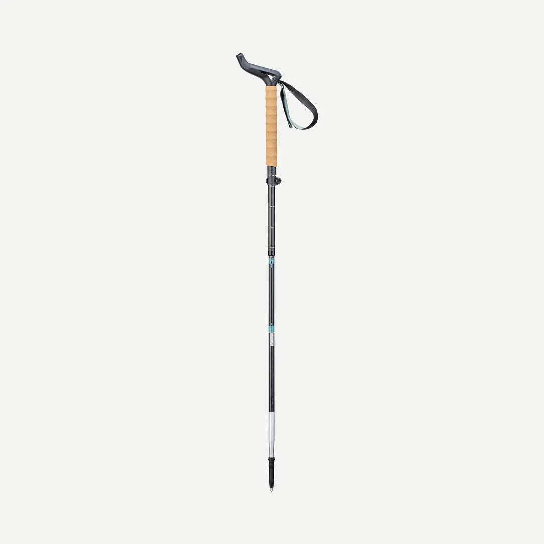 Trekking Pole-Stick Ultra-Compact Ergonomic x1 - MT900 Black